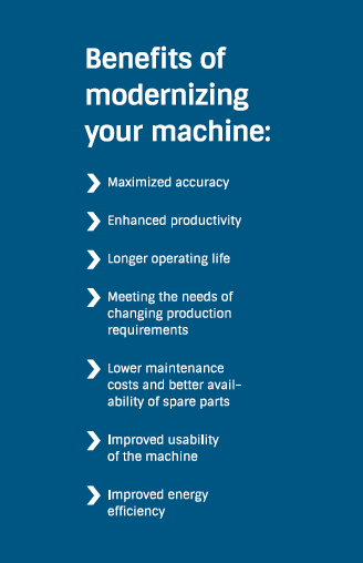Benefits of modernizing press brake